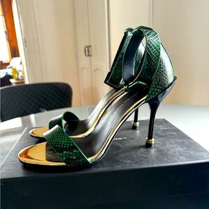 United Nude- Green Snake sandals- BNIB